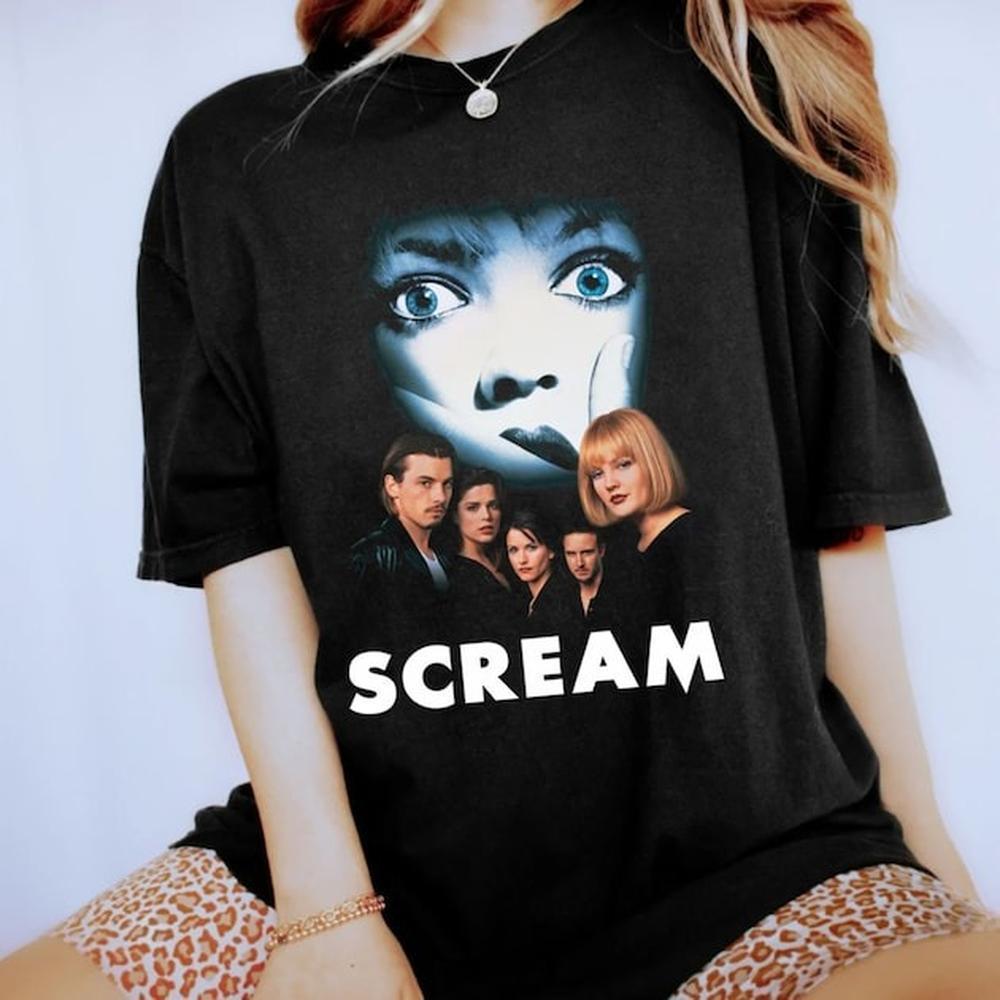 Scream Movie Scream 90S Horror Movie T Shirt Halloween T-Shirt